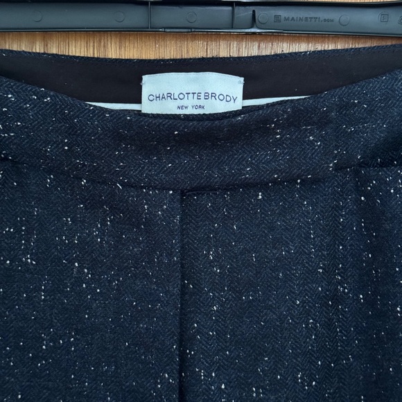 Charlotte Brody Cropped Wide Leg Lined Trousers - Picture 3 of 5